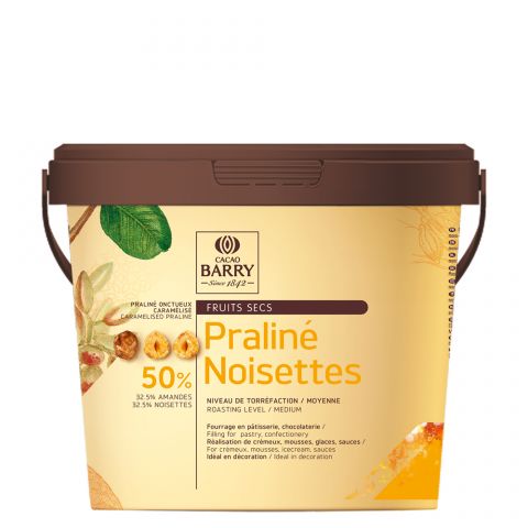 PRALINÉ - 50% HAZELNUTS - PASTE - 5KG BUCKET