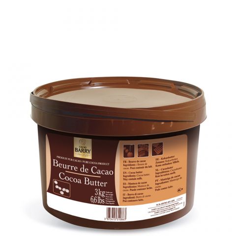 Cocoa butter - Deodorized Cocoa Butter - easymelt - 3kg bucket