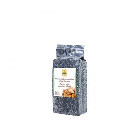 WHOLE CARAMELIZED ALMONDS - ORIGINE MARCONA - 1KG VACUUM BAG