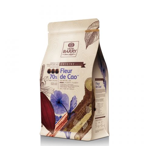 DARK COUVERTURE - FLEUR DE CAO™ 70% - PISTOLS - 5KG BAG