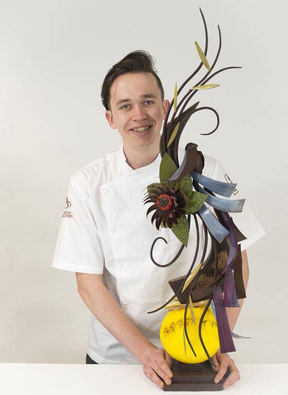 Benjamin Dufour - Winner of the UK&Ireland Junior Chocolate Masters